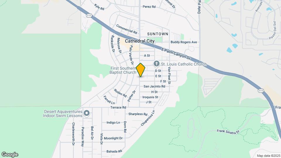 37514 Cathedral Canyon Dr Map and Location Details
