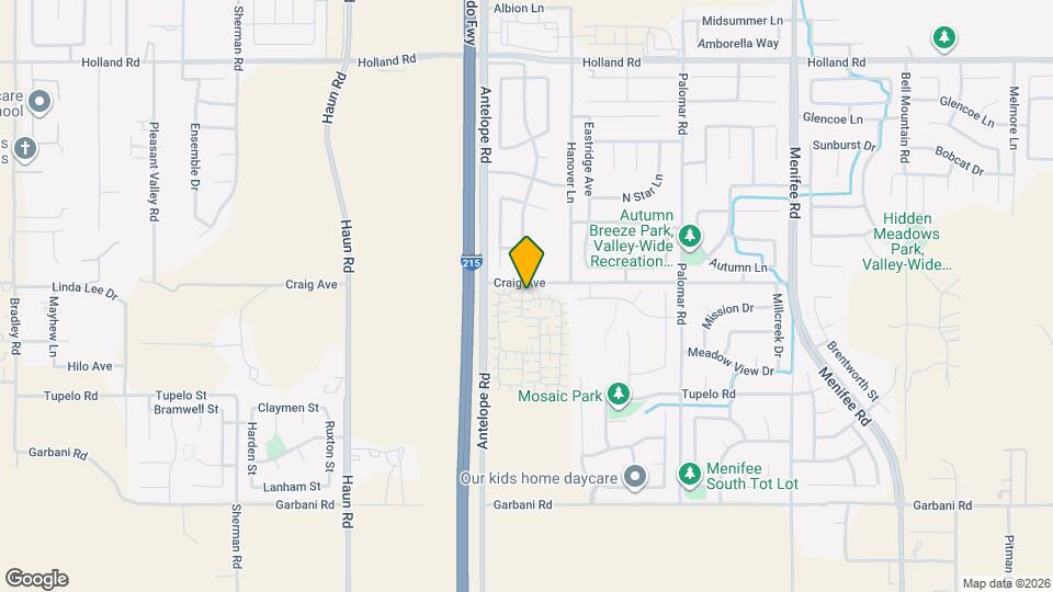 28124 Callie Wy Mapa y Detalles de la Ubicación