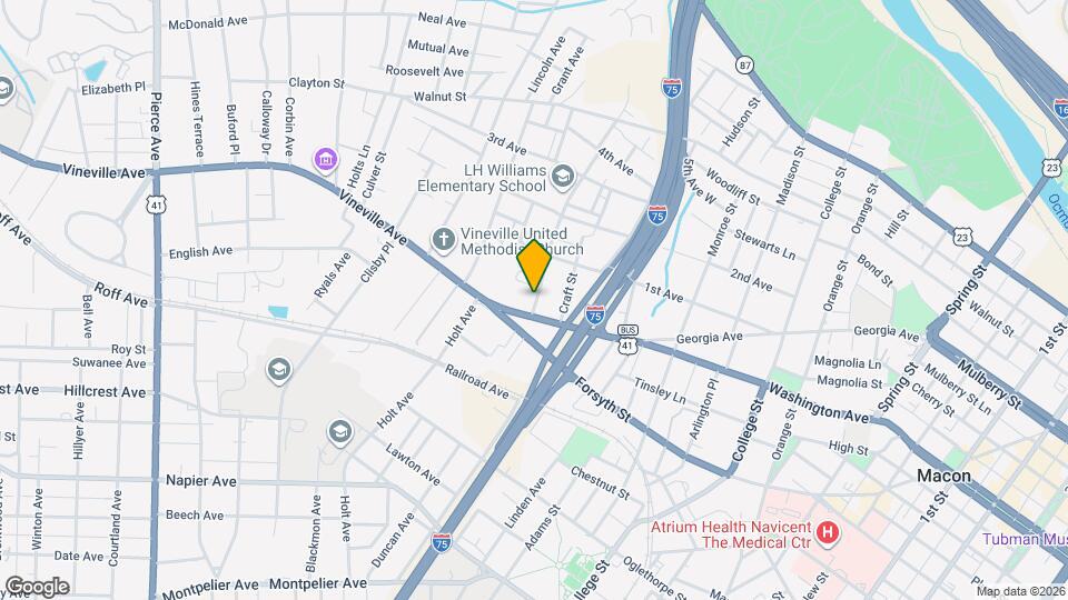 455 Pursley St Map and Location Details