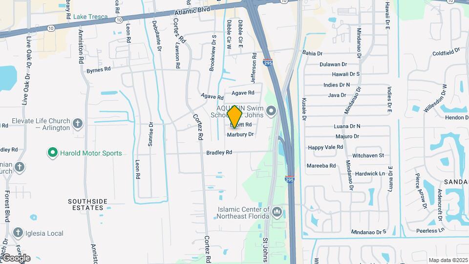 10419 Marbury Dr Map and Location Details