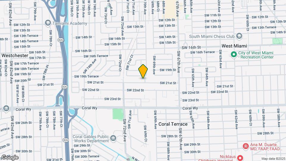 7035 SW 21st St Mapa y Detalles de la Ubicación