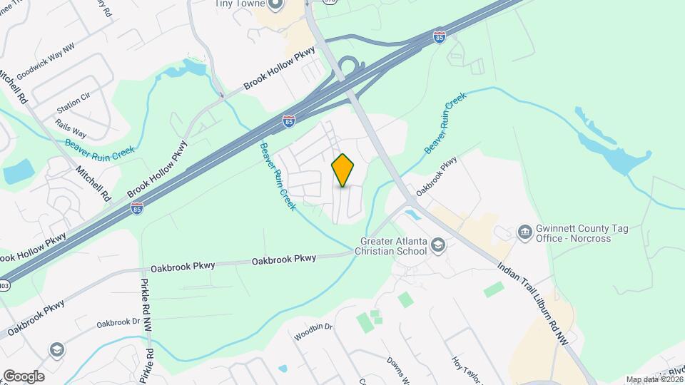 1497 Cove Creek Cir Map and Location Details