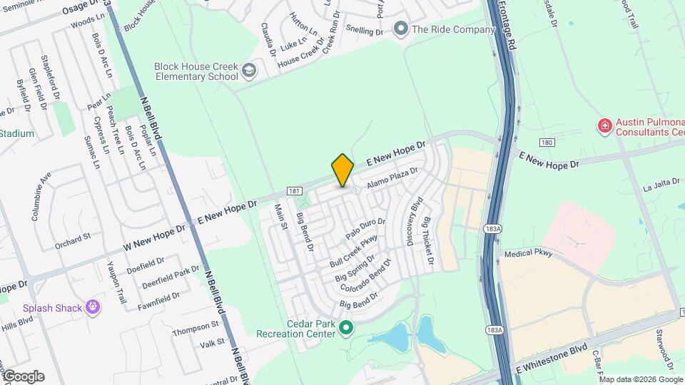 801 Alamo Plaza Dr Map and Location Details