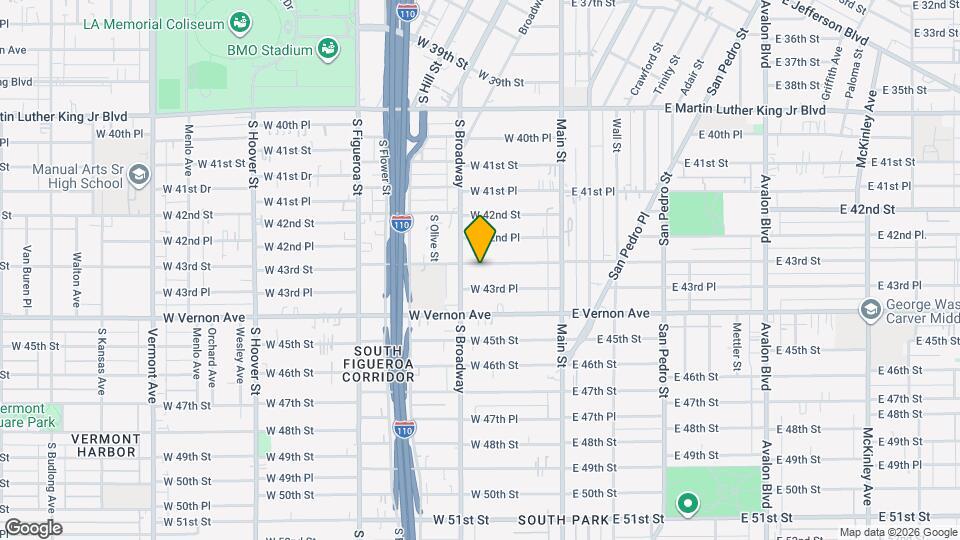 252 W 43rd St Map and Location Details