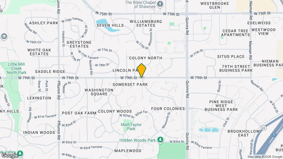 12300 W 79th Pl Map and Location Details