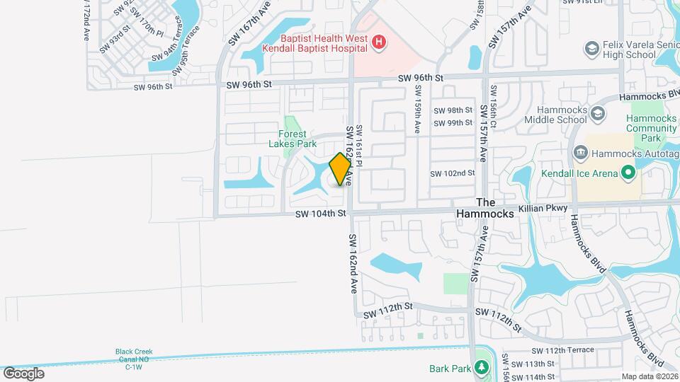 16222 SW 102nd Terrace Map and Location Details