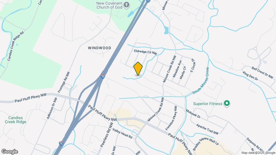 1154-1156 Hamilton Cir NW Map and Location Details