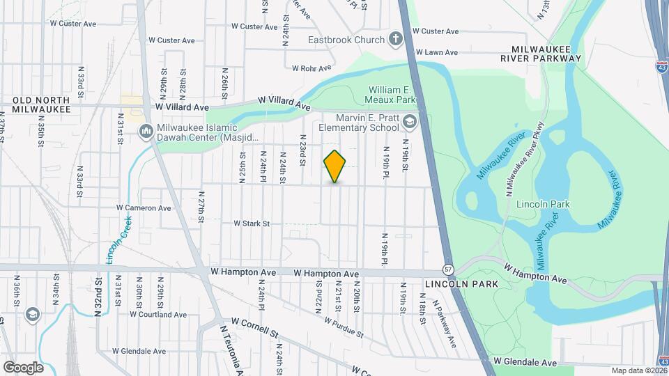 2101 W Fairmount Ave Map and Location Details