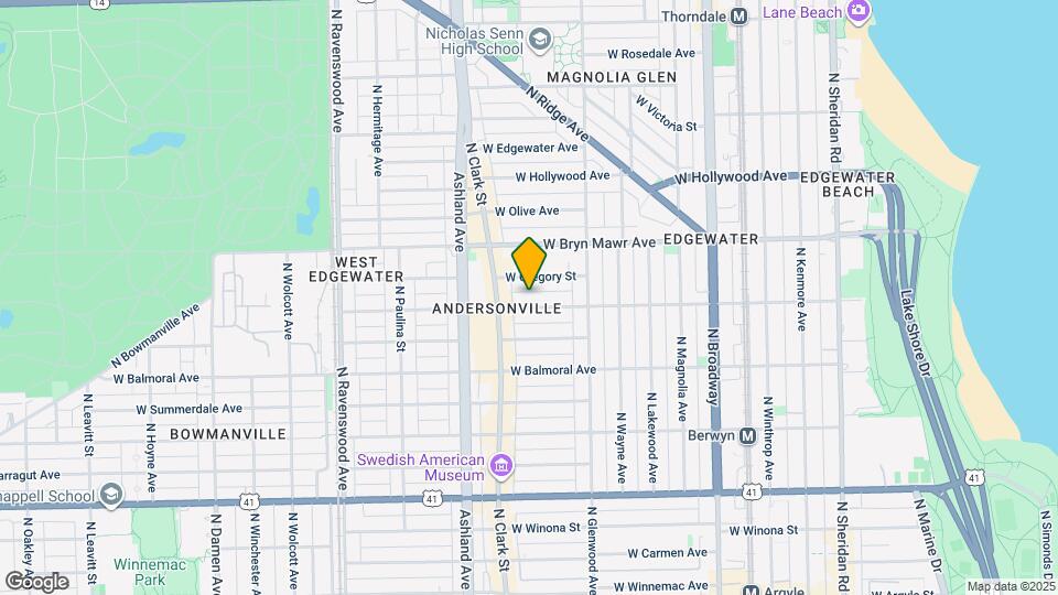 1458 W Catalpa Ave Map and Location Details