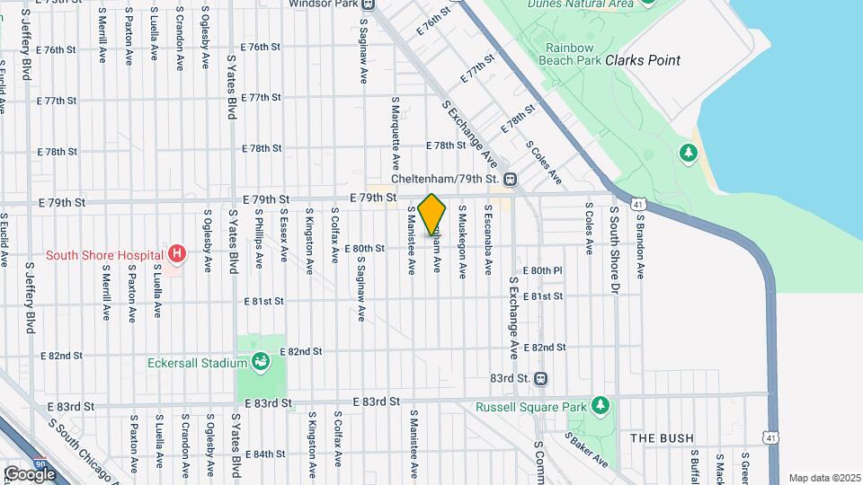 7956 S Burnham Ave Map and Location Details
