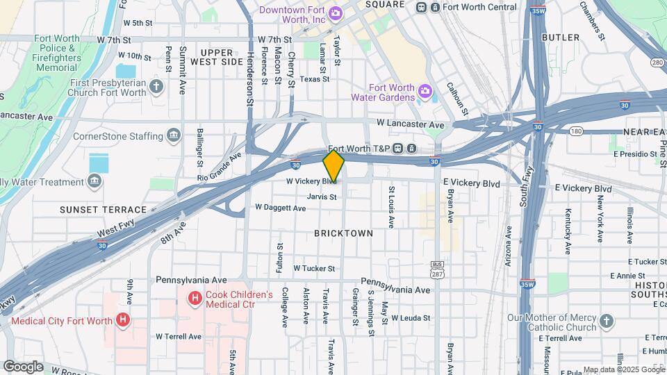 The Vickery Map and Location Details