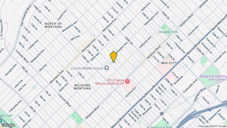 1027 16th St Map and Location Details