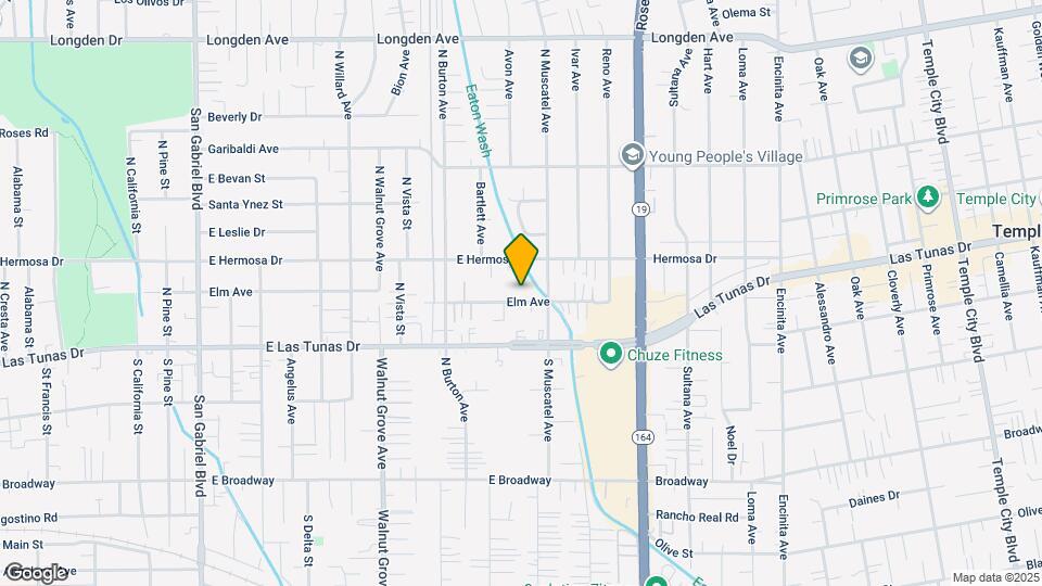1357 Elm Ave Mapa y Detalles de la Ubicación