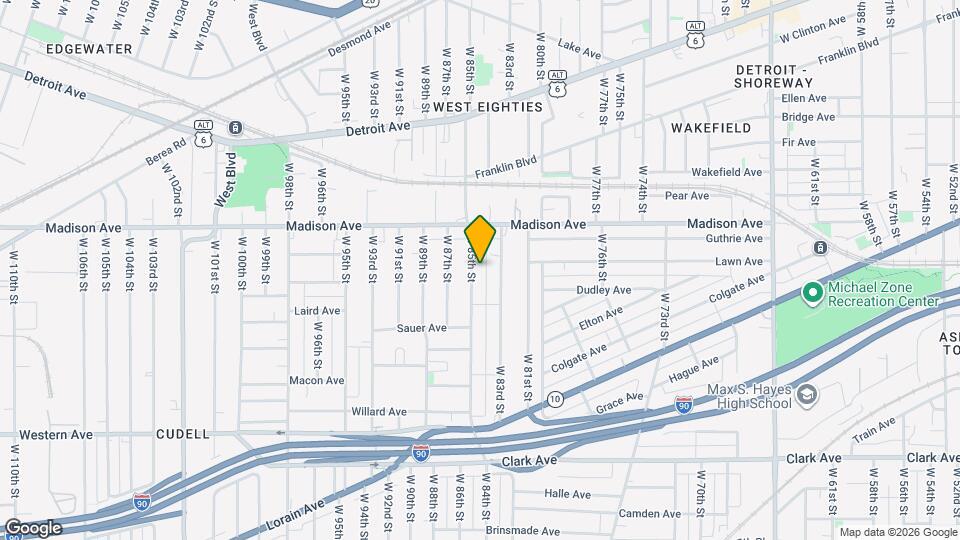 2049 W 85th St Map and Location Details
