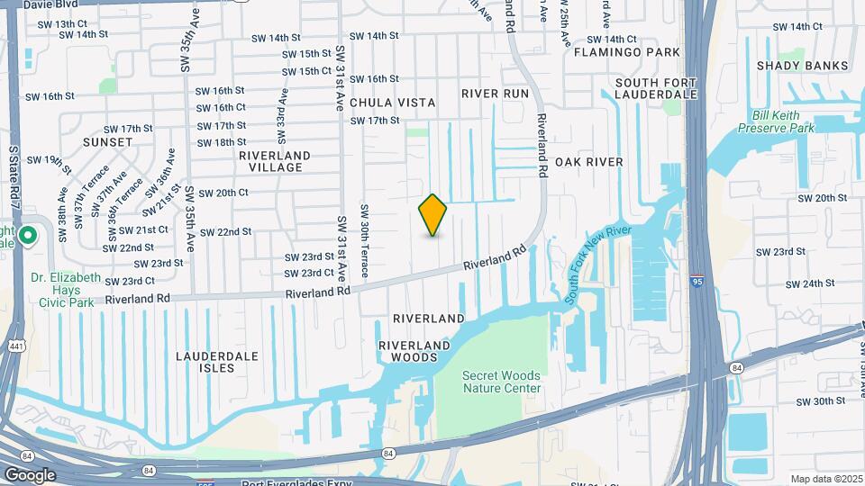 2221 SW 28th Way Map and Location Details