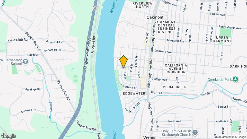 261 1st St Map and Location Details