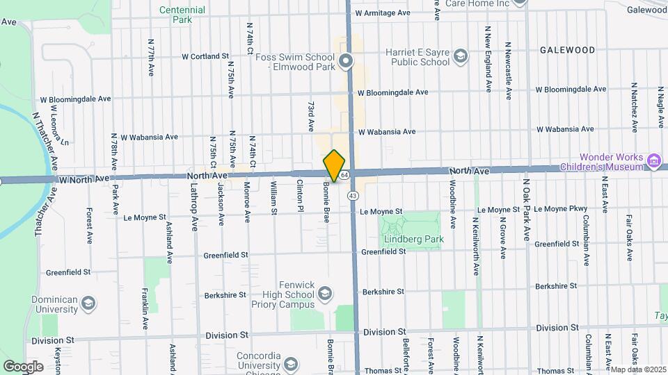 1535 Bonnie Brae Pl, Unit 5 Map and Location Details