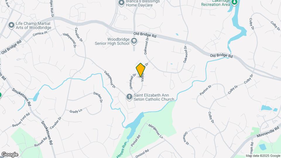 12654 Valleywood Dr Map and Location Details