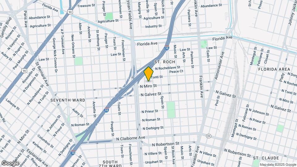 2255 N Miro St Mapa y Detalles de la Ubicación