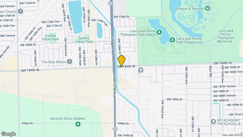 13623 SW 184th Ter Mapa y Detalles de la Ubicación