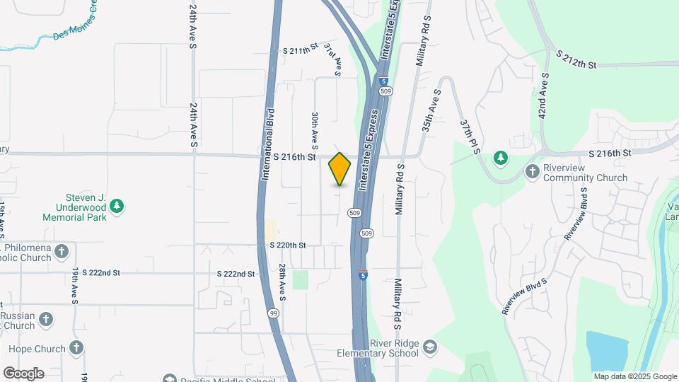 21821 31st Ave S Map and Location Details