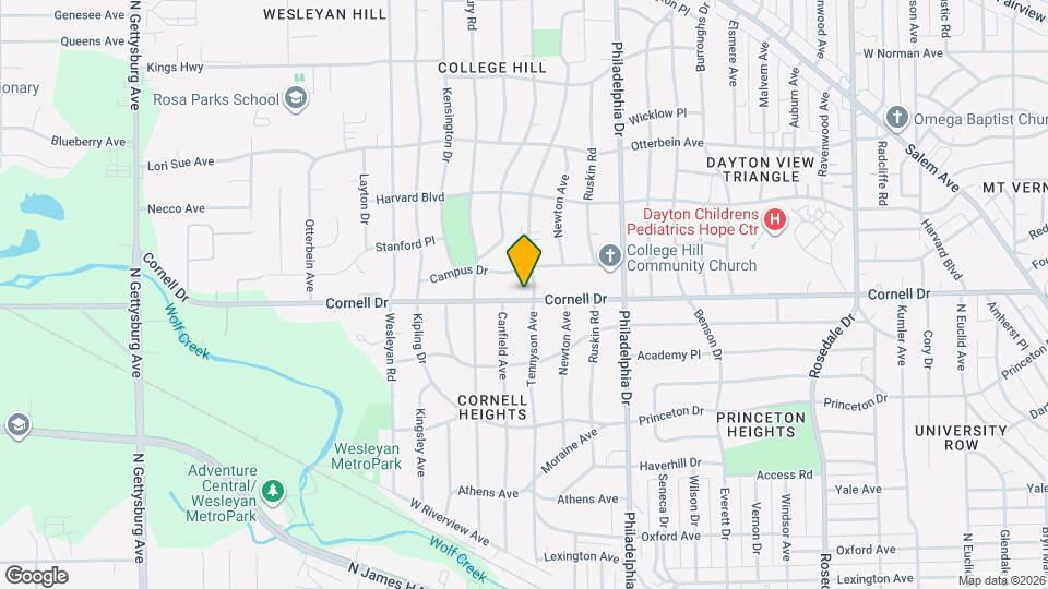 3007 Cornell Dr Map and Location Details