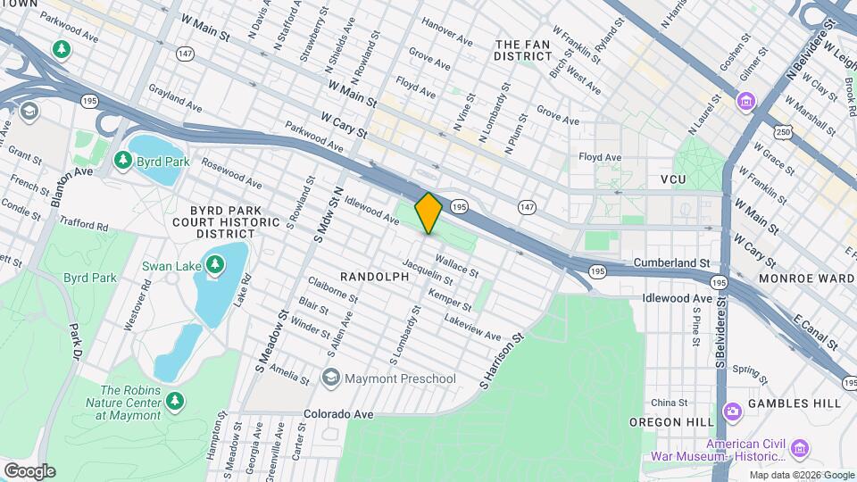 1613 Idlewood Ave Map and Location Details