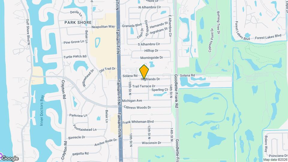 1124 Highlands Dr Map and Location Details