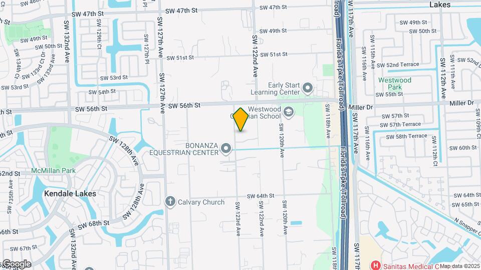 5877 SW 123rd Ave Map and Location Details