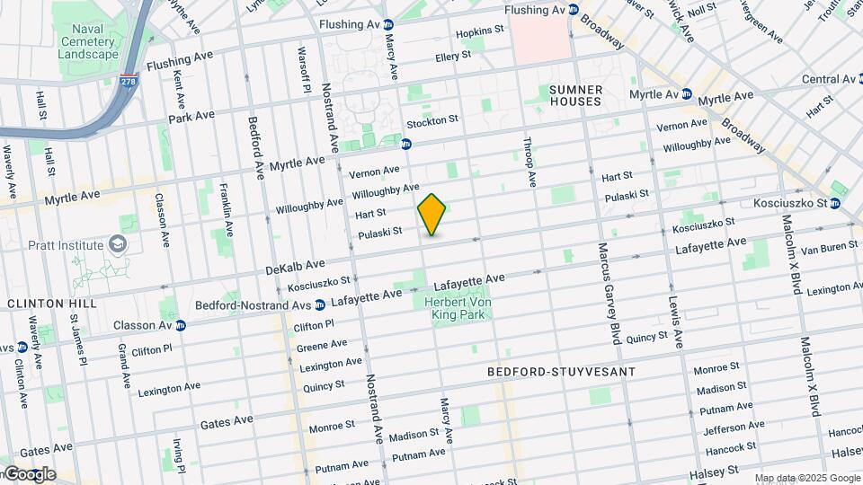 699 DeKalb Ave Map and Location Details