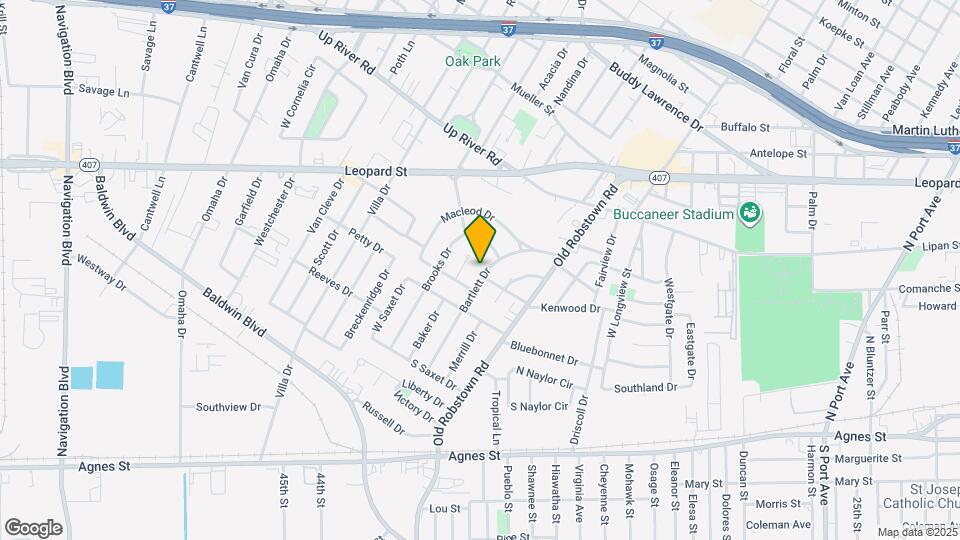 425 Bartlett Dr Map and Location Details