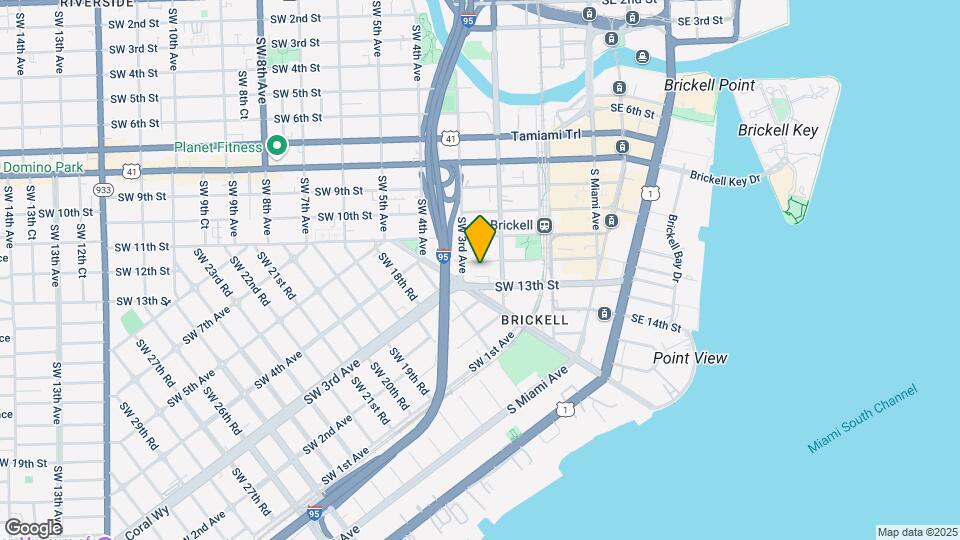 240 SW 12th St Map and Location Details