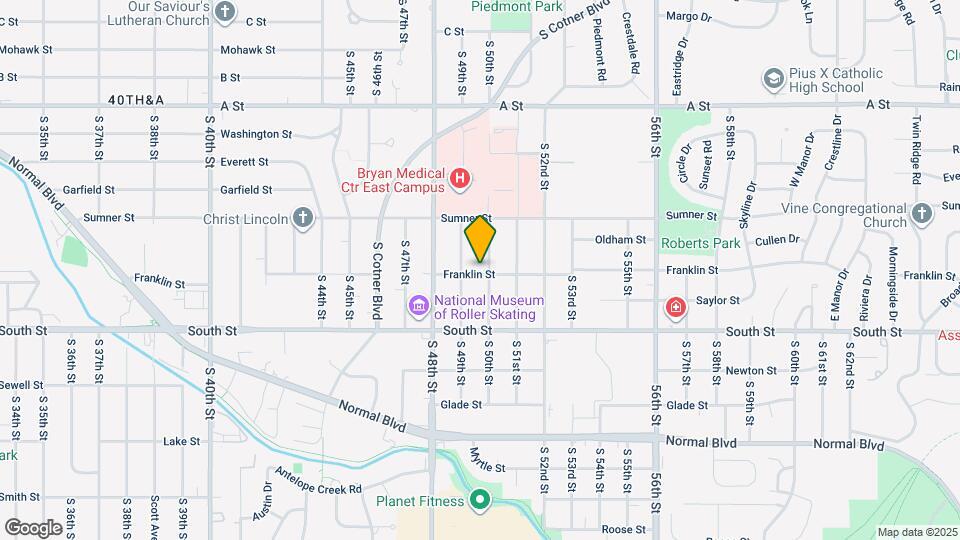 1853 S 50th St Map and Location Details