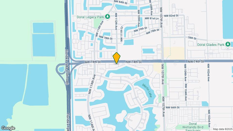 11182 NW 73rd Terrace Map and Location Details