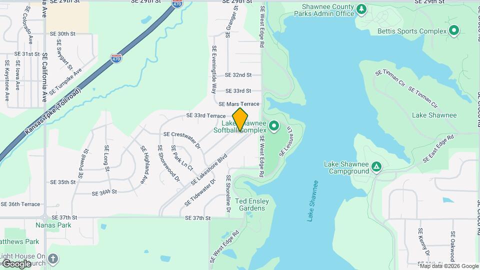 2746 SE Lakeshore Blvd Map and Location Details