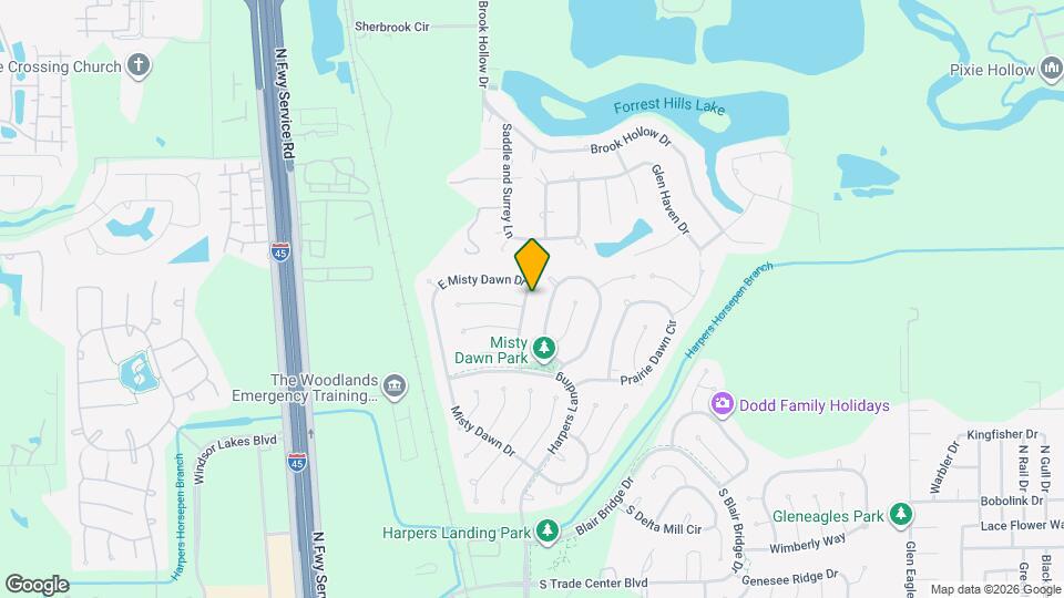 54 E Misty Dawn Dr Map and Location Details