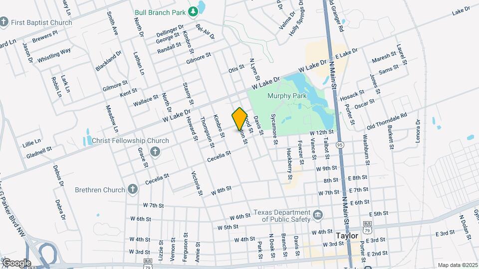 1211 Lexington St Map and Location Details