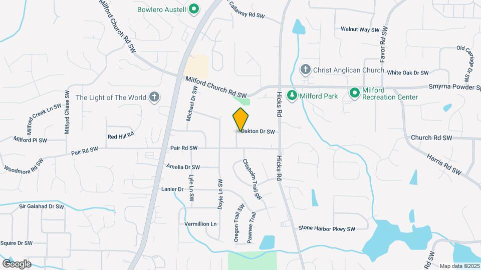 1017 Oakton Dr SW Map and Location Details