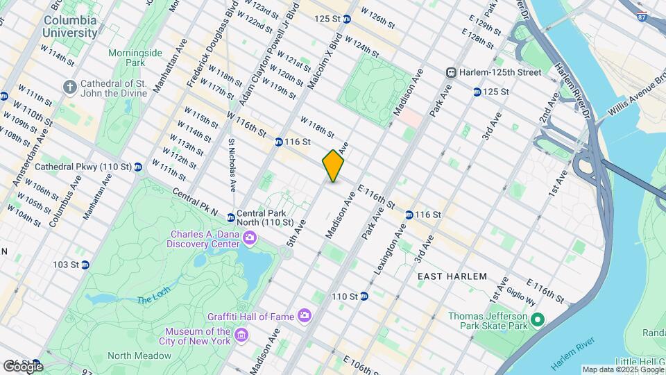 5 E 115th St Map and Location Details