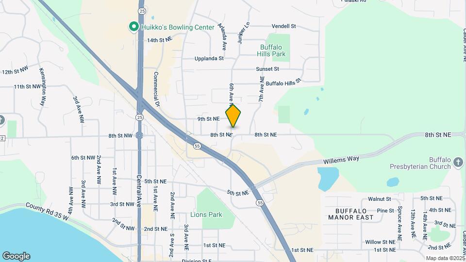 804 6th Ave NE-Unit -2 Map and Location Details