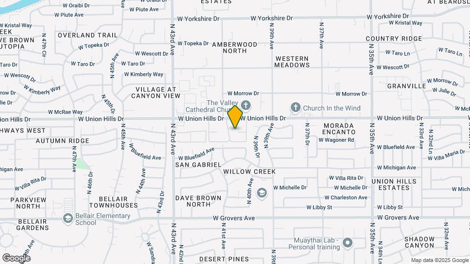 Union Hills Estates Map and Location Details