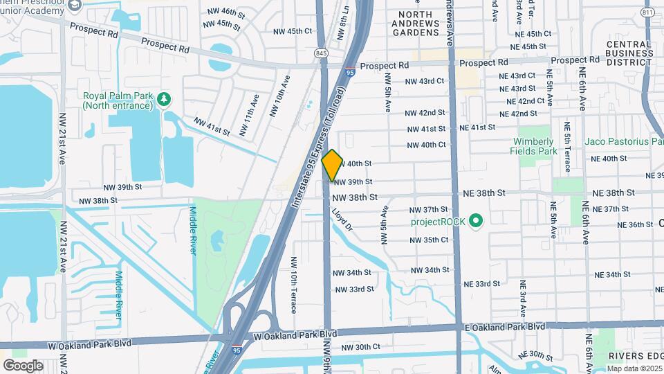 890 NW 39th St Map and Location Details