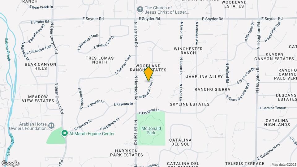4365 N Banyon Tree Dr Map and Location Details