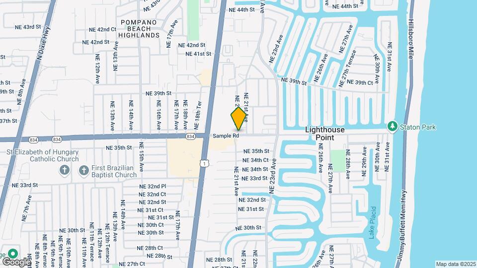3628 NE 21st Way Mapa y Detalles de la Ubicación