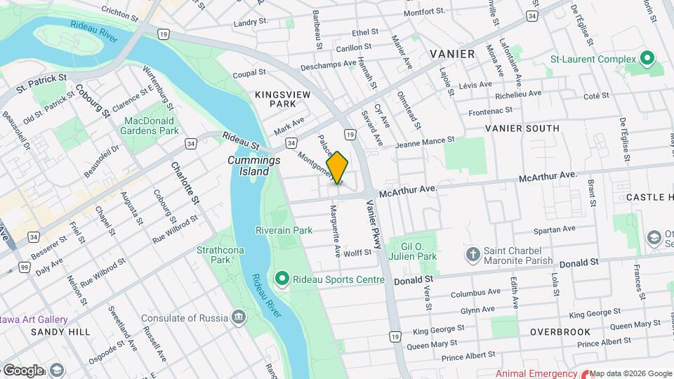 350 Mayfield St, Unit 414 Map and Location Details