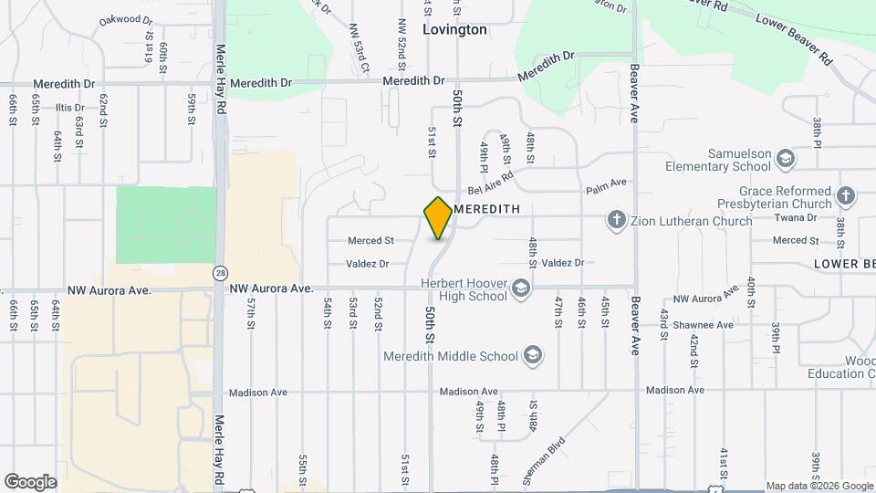 4312 50th St Map and Location Details