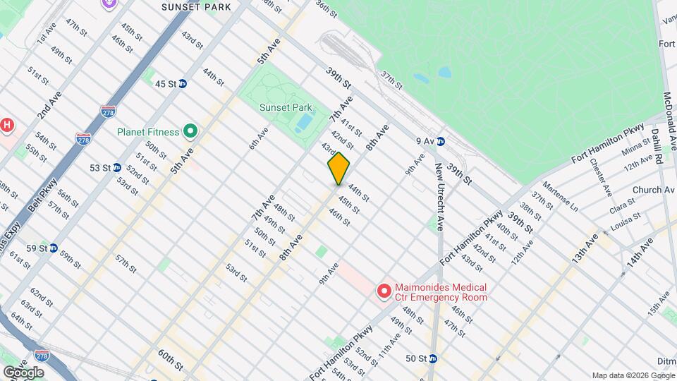 4413-4418 8th Ave Mapa y Detalles de la Ubicación