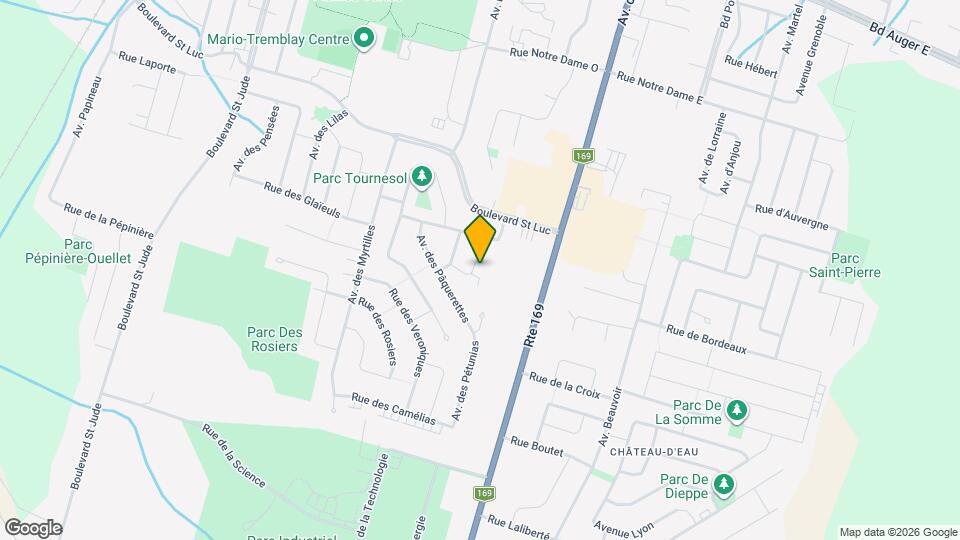 1195-1205 Des Tulipes Av Map and Location Details