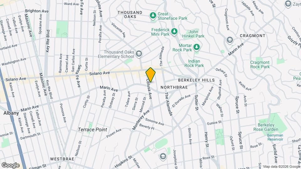 1801 Marin Ave Map and Location Details