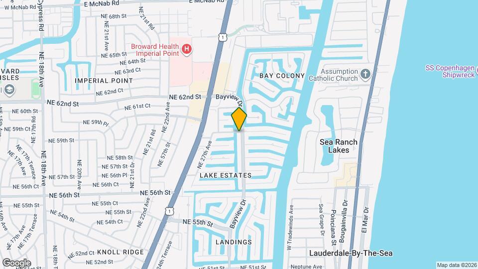 5841 Bayview Dr Map and Location Details